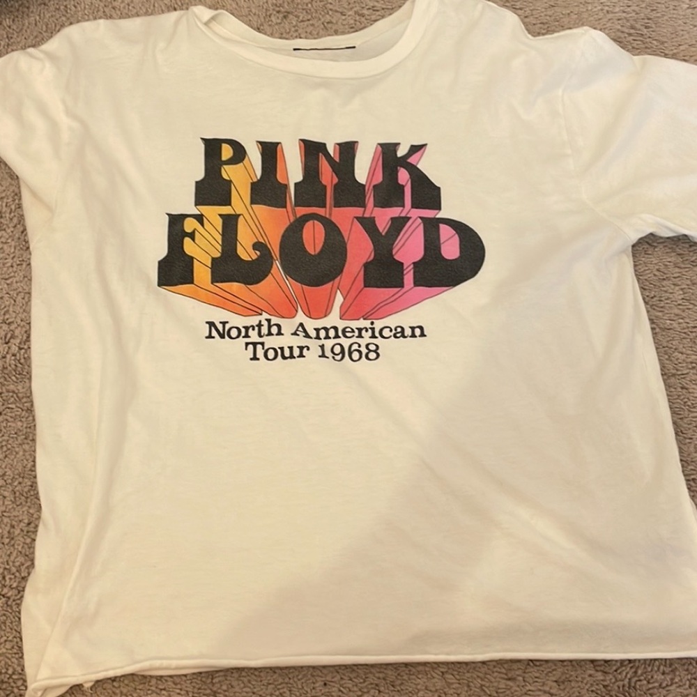 Pink Floyd cropped tee
